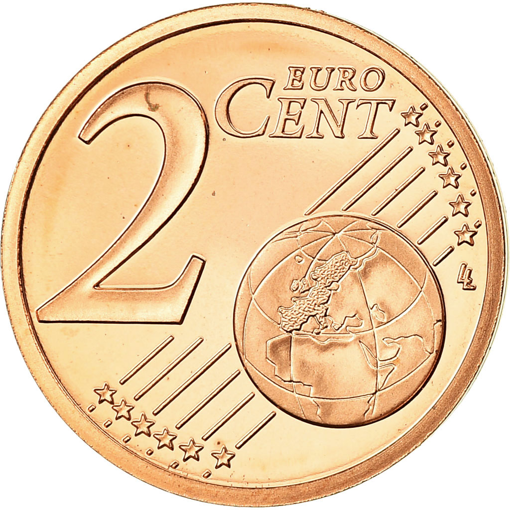 Monaco, 2 Euro Cent, 2005, BE, STGL, Copper Plated Steel, KM:168