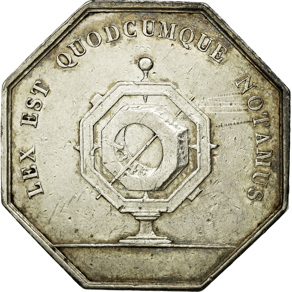 Frankrijk, Token, Notary, ZF+, Zilver, Lerouge:395