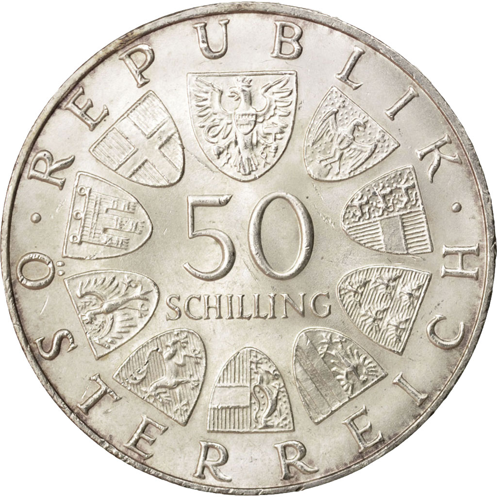 Coin, Austria, 50 Schilling, 1970, , Silver, KM:2908
