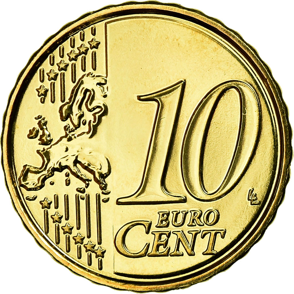 Portugal, 10 Euro Cent, 2016, , Brass | European Coins