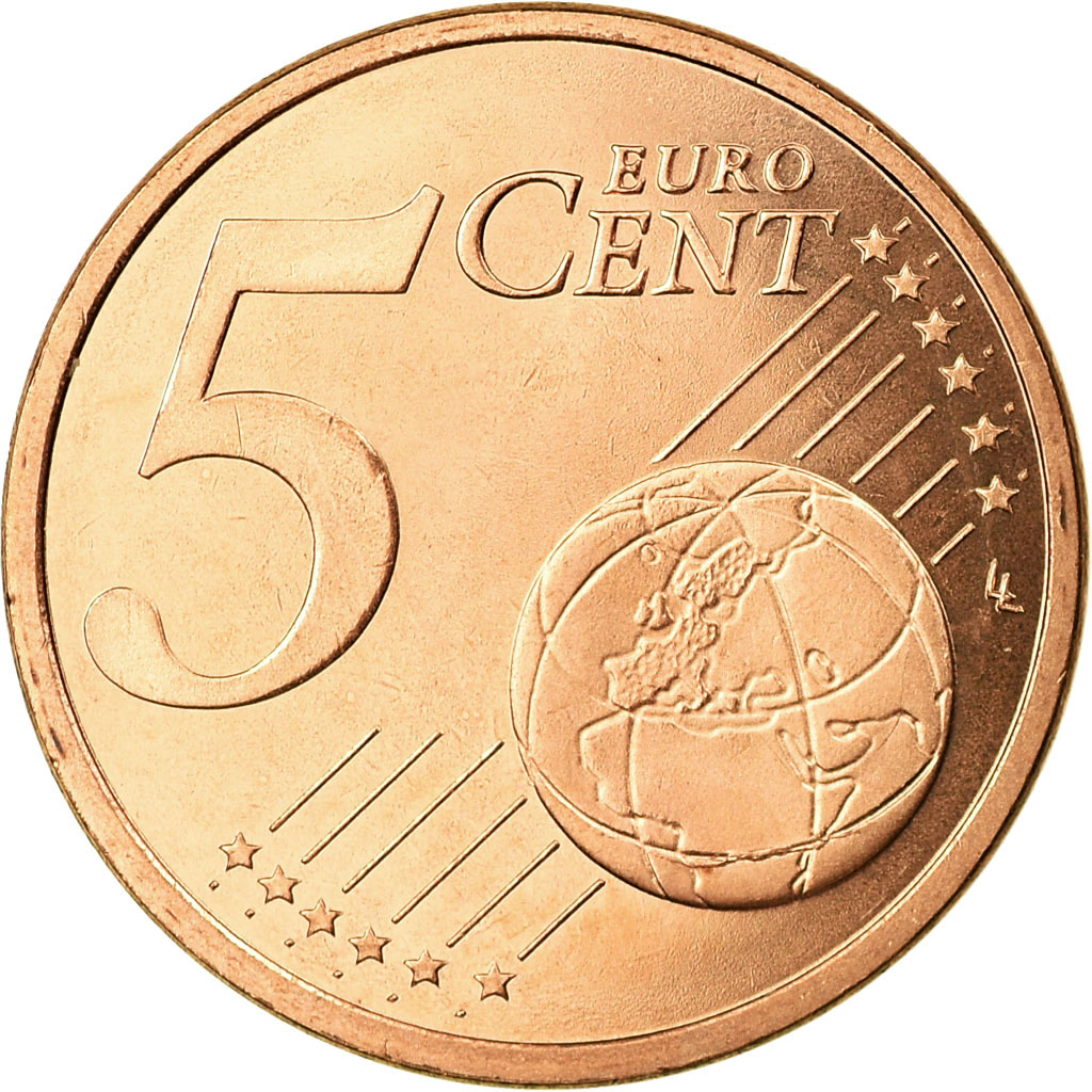 [#731312] Spanien, 5 Euro Cent, 2016, UNZ, Copper Plated Steel