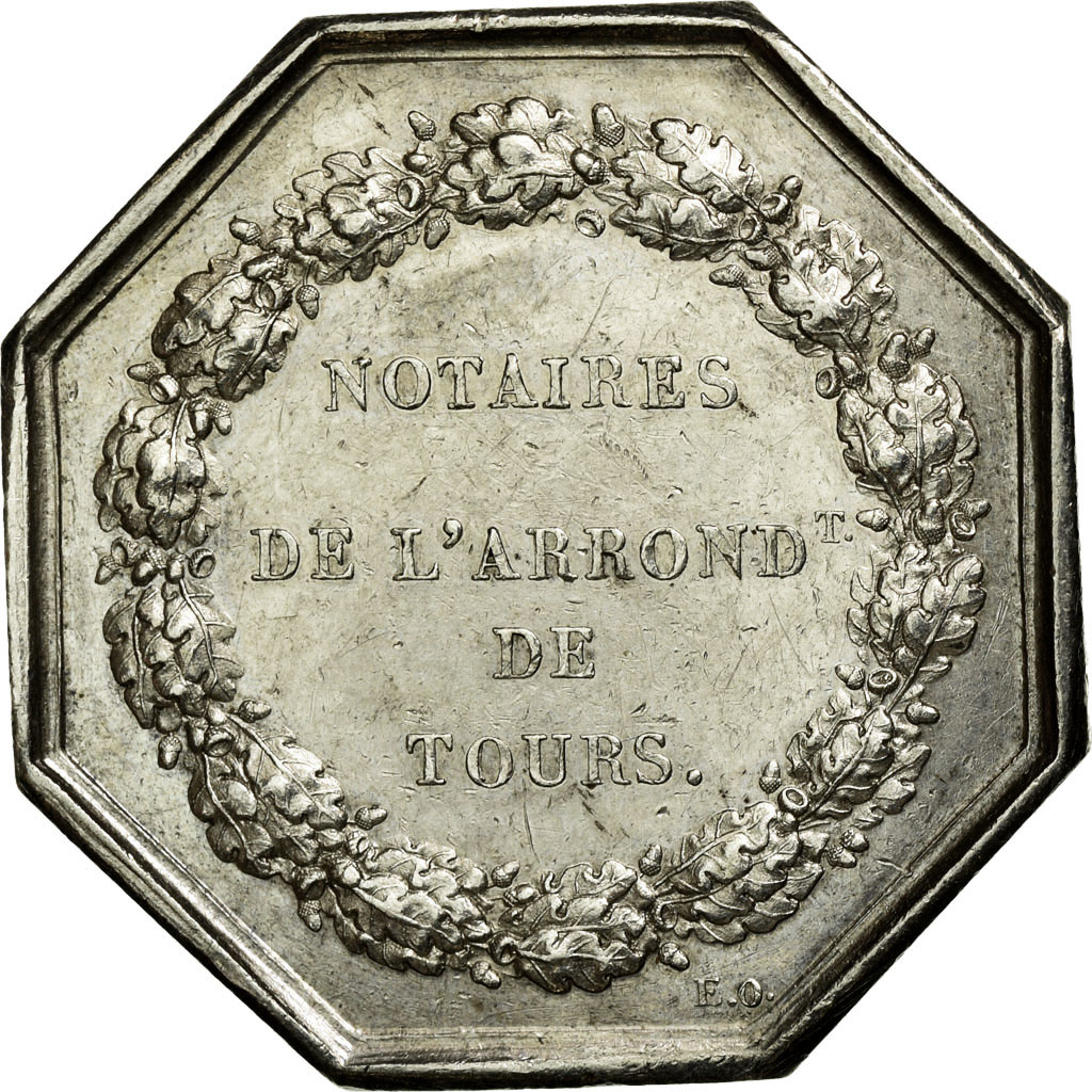 France, Token, Notary, , Silver, Lerouge:408a