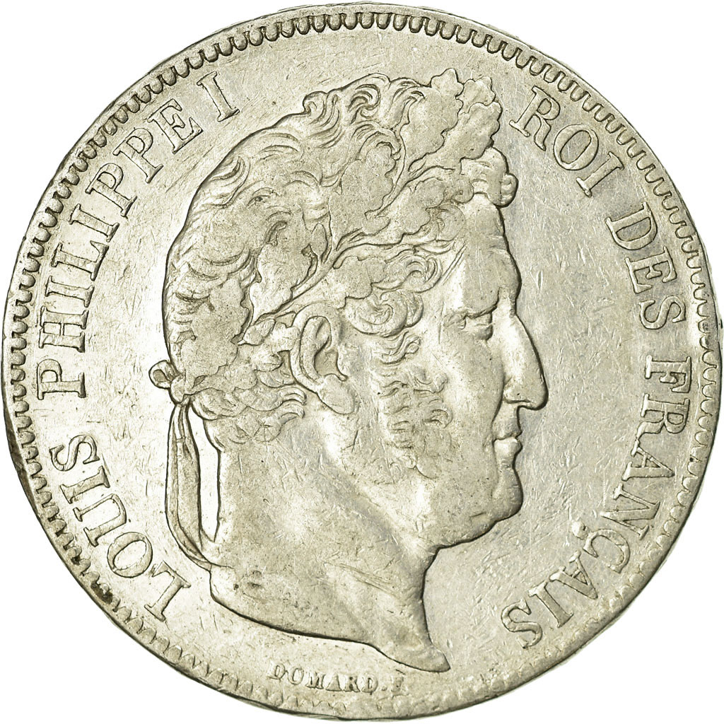 Coin, France, Louis-Philippe, 5 Francs, 1841, Paris, , Silver