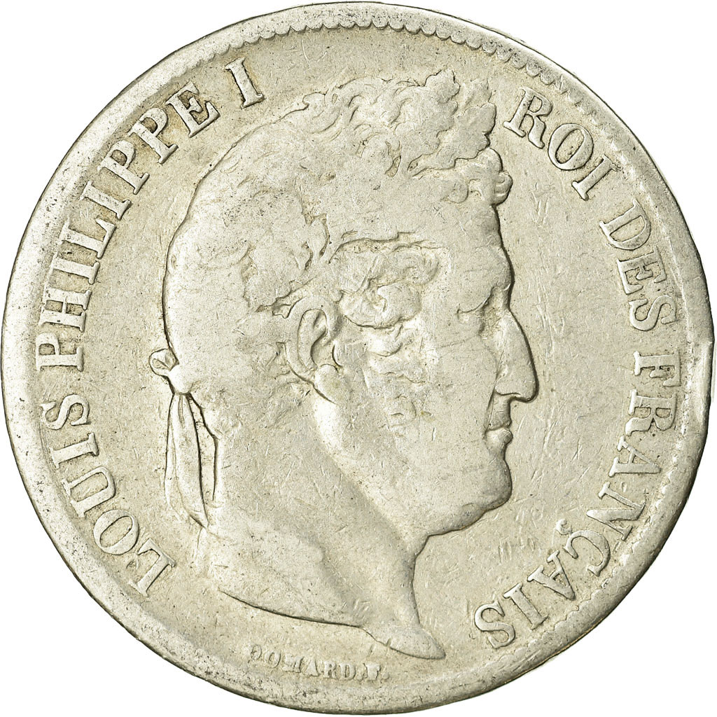 Coin, France, Louis-Philippe, 5 Francs, 1831, Strasbourg, , Silver