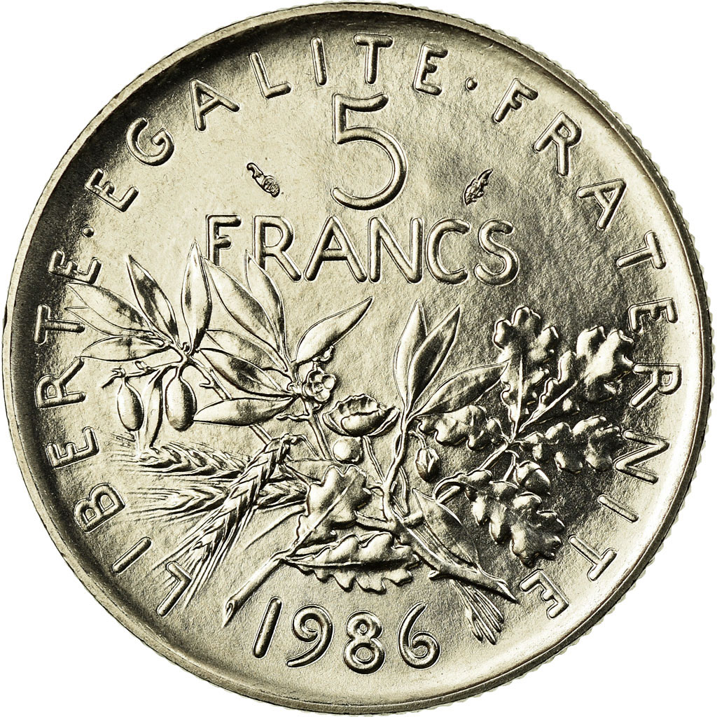 Coin, France, Semeuse, 5 Francs, 1986, Paris, , Nickel Clad