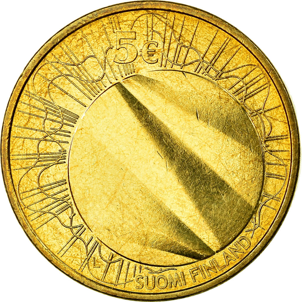 Finland, 5 Euro, Helsinki capitale mondiale du design, 2011, 
