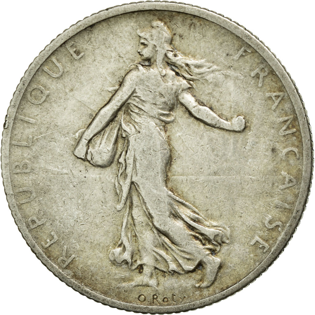 Munten, Frankrijk, Semeuse, 2 Francs, 1900, FR+, Zilver, KM:845.1, Gadoury:532