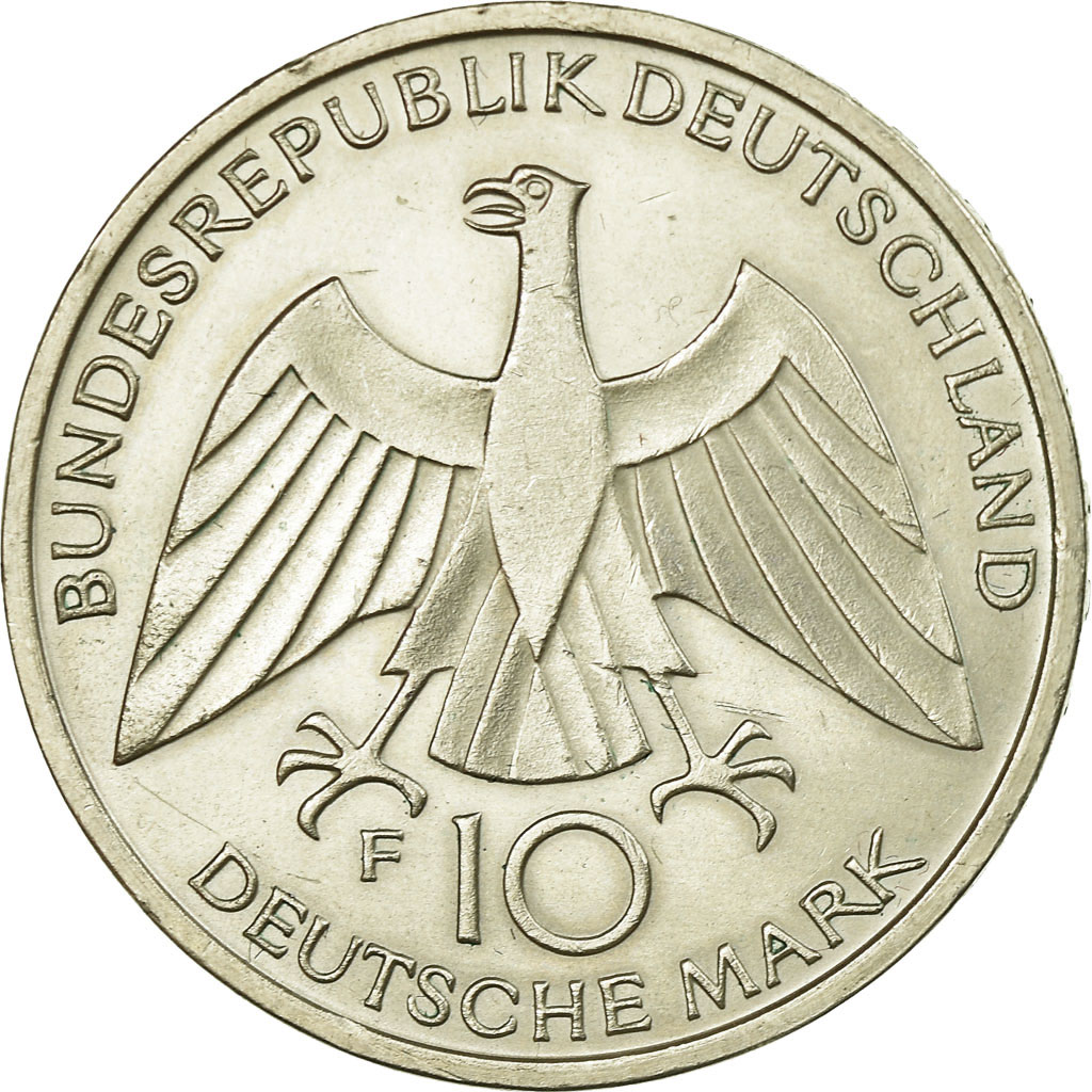 Coin, GERMANY - FEDERAL REPUBLIC, 10 Mark, 1972, Stuttgart, , Silver