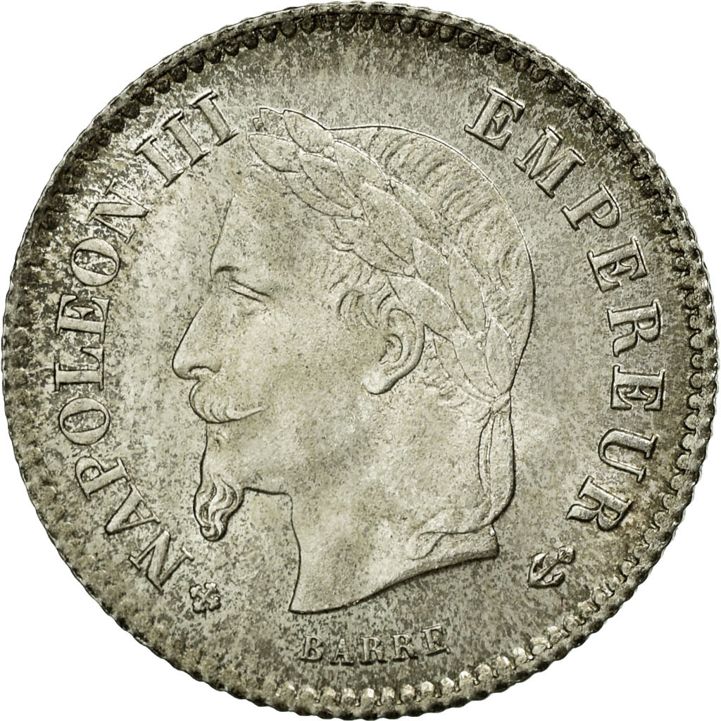 Coin, France, Napoleon III, Napoléon III, 20 Centimes, 1867, Strasbourg