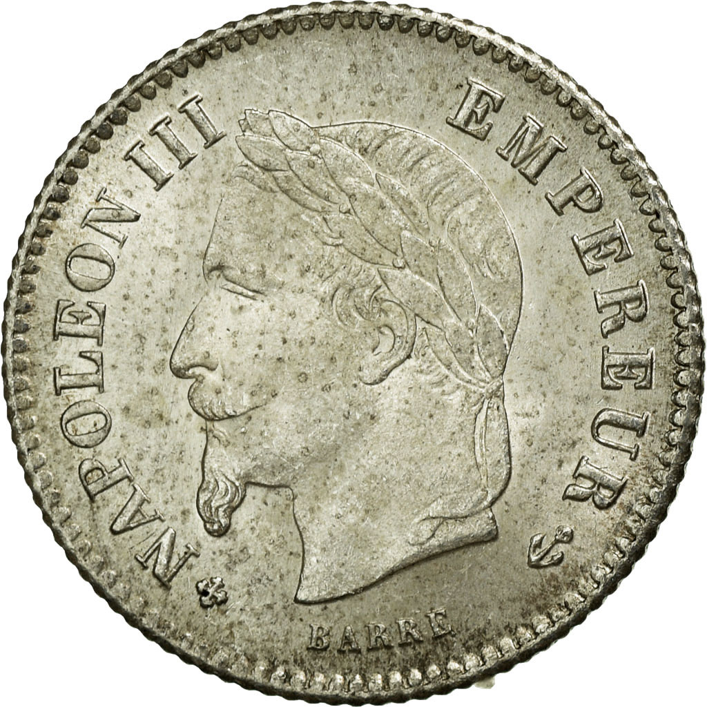 Coin, France, Napoleon III, Napoléon III, 20 Centimes, 1867, Strasbourg