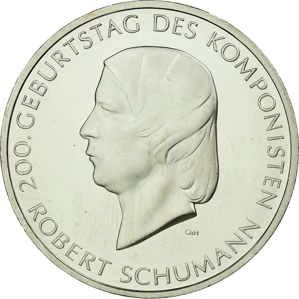 GERMANY - FEDERAL REPUBLIC, 10 Euro, 2010, Proof, , Silver, KM:288