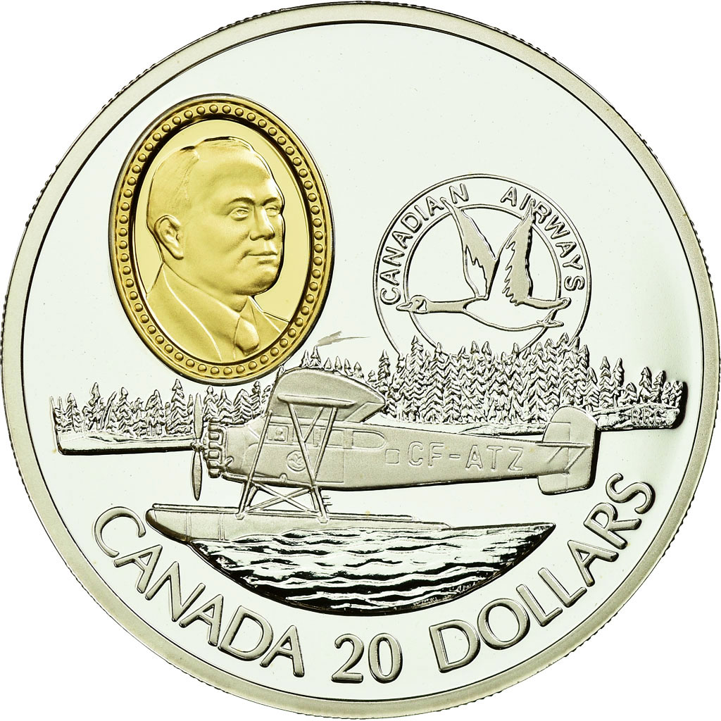 Coin, Canada, Elizabeth II, 20 Dollars, 1993, Royal Canadian Mint, Ottawa