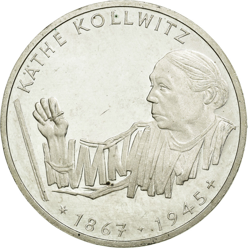 Coin, GERMANY - FEDERAL REPUBLIC, 10 Mark, 1992, Karlsruhe, Germany, 