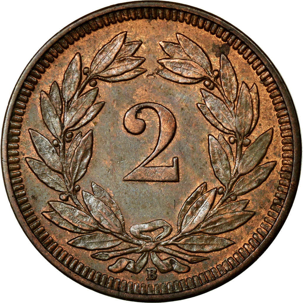 Coin, Switzerland, 2 Rappen, 1910, Bern, , Bronze, KM:4.2