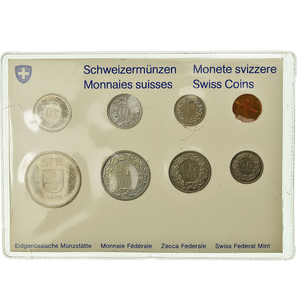 Coin, Switzerland, Set, 1978, Bern, 