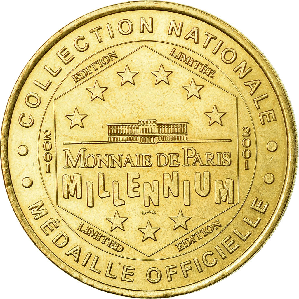 France, Token, Touristic token, le Mont-Saint-Michel - Vue générale n°1