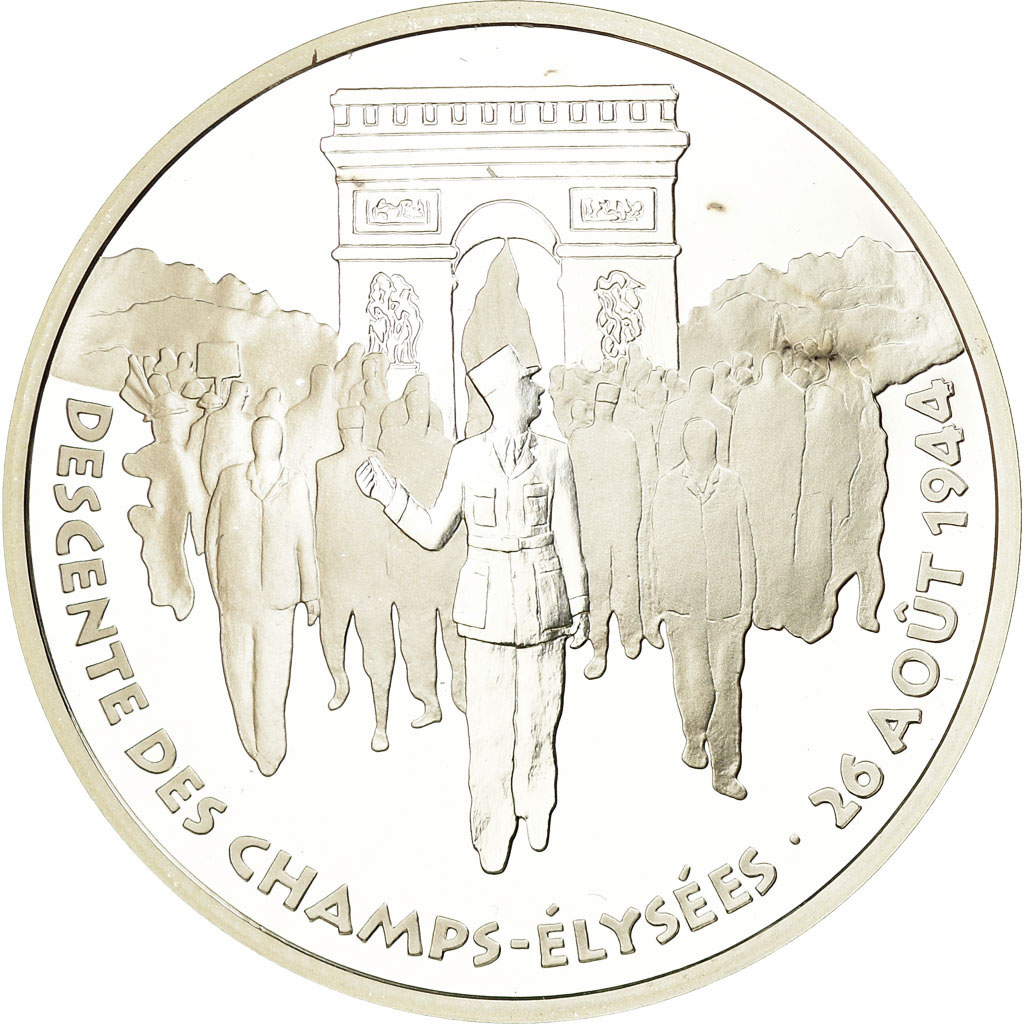 Coin, France, Libération de Paris, 100 Francs, 1994, BE, , Silver