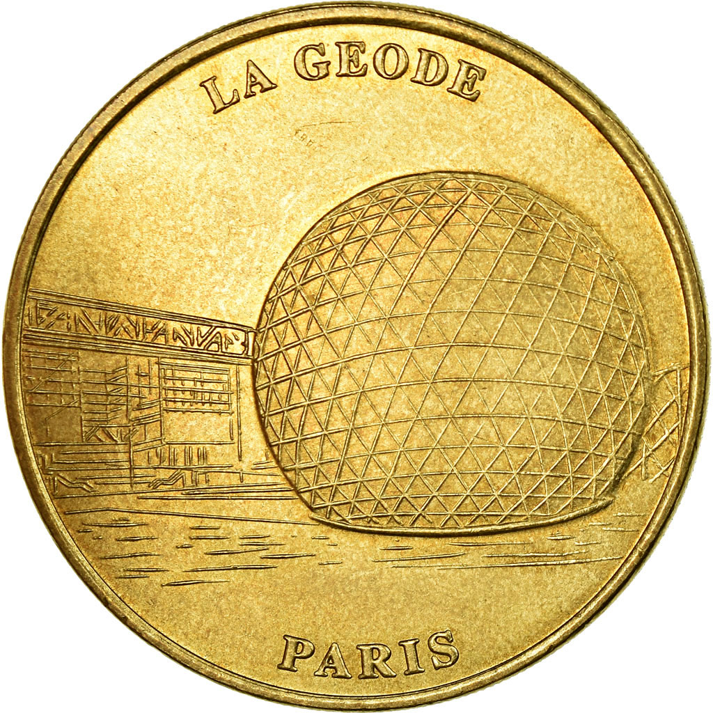 France, Token, Touristic token, Paris - La Géode n° 2, 2002, MDP, 