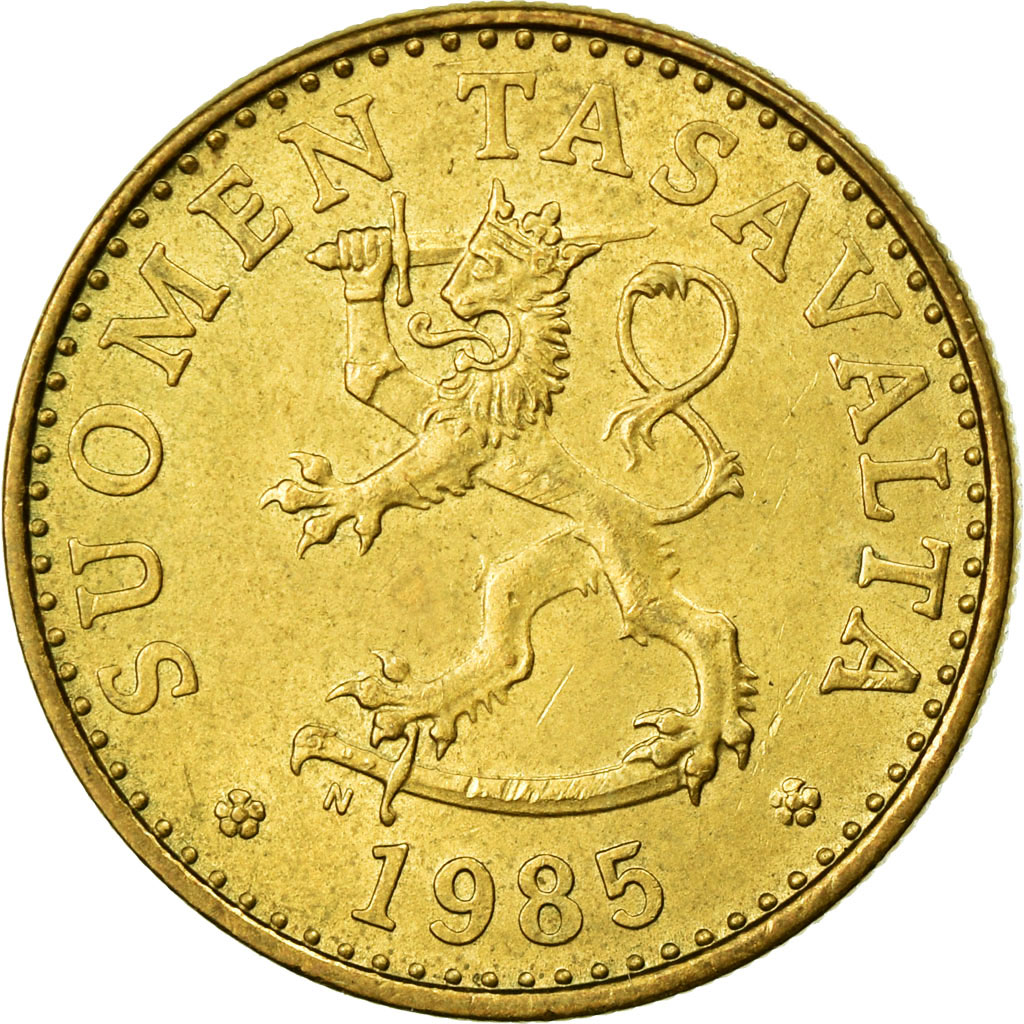 Coin, Finland, 20 Pennia, 1985, AU(50-53), Aluminum-Bronze, KM:47