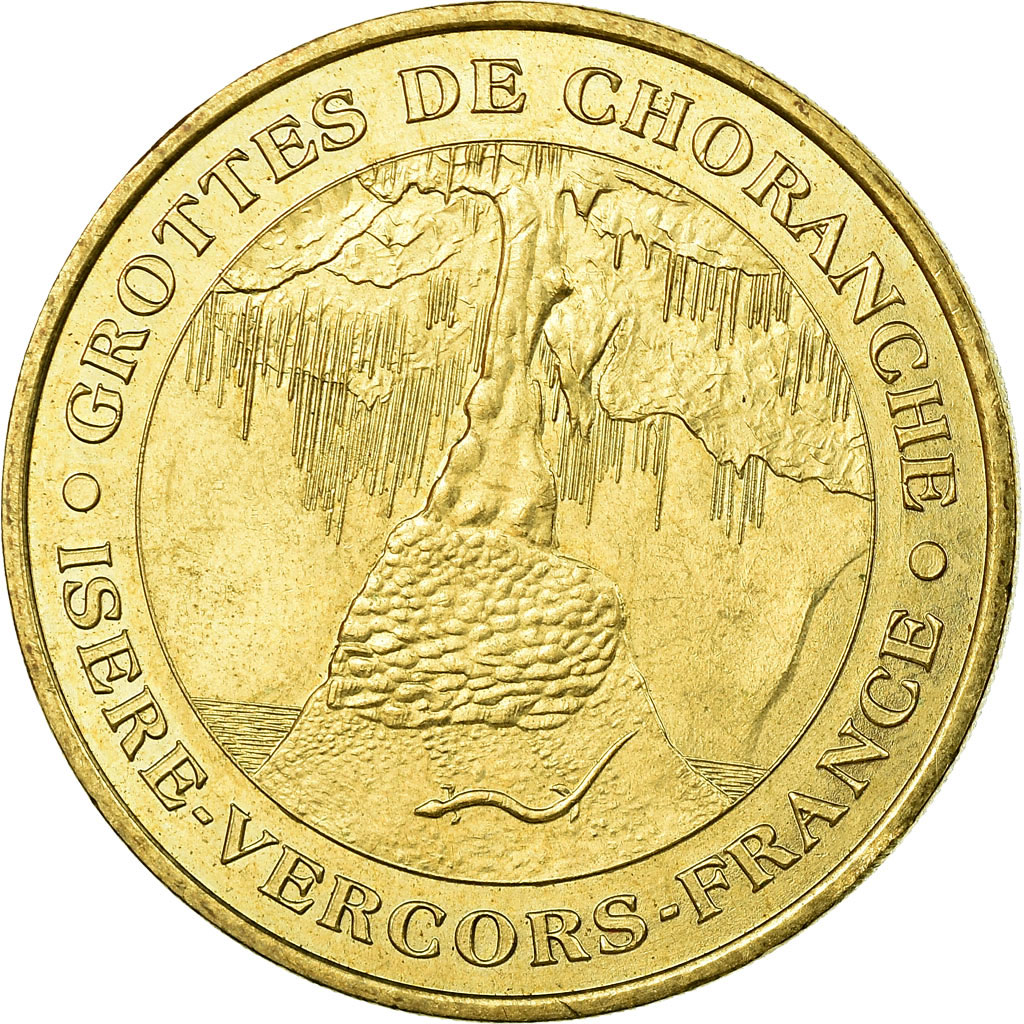 France, Token, Touristic token, Choranges - Grotte, Arts & Culture, 2001, MDP