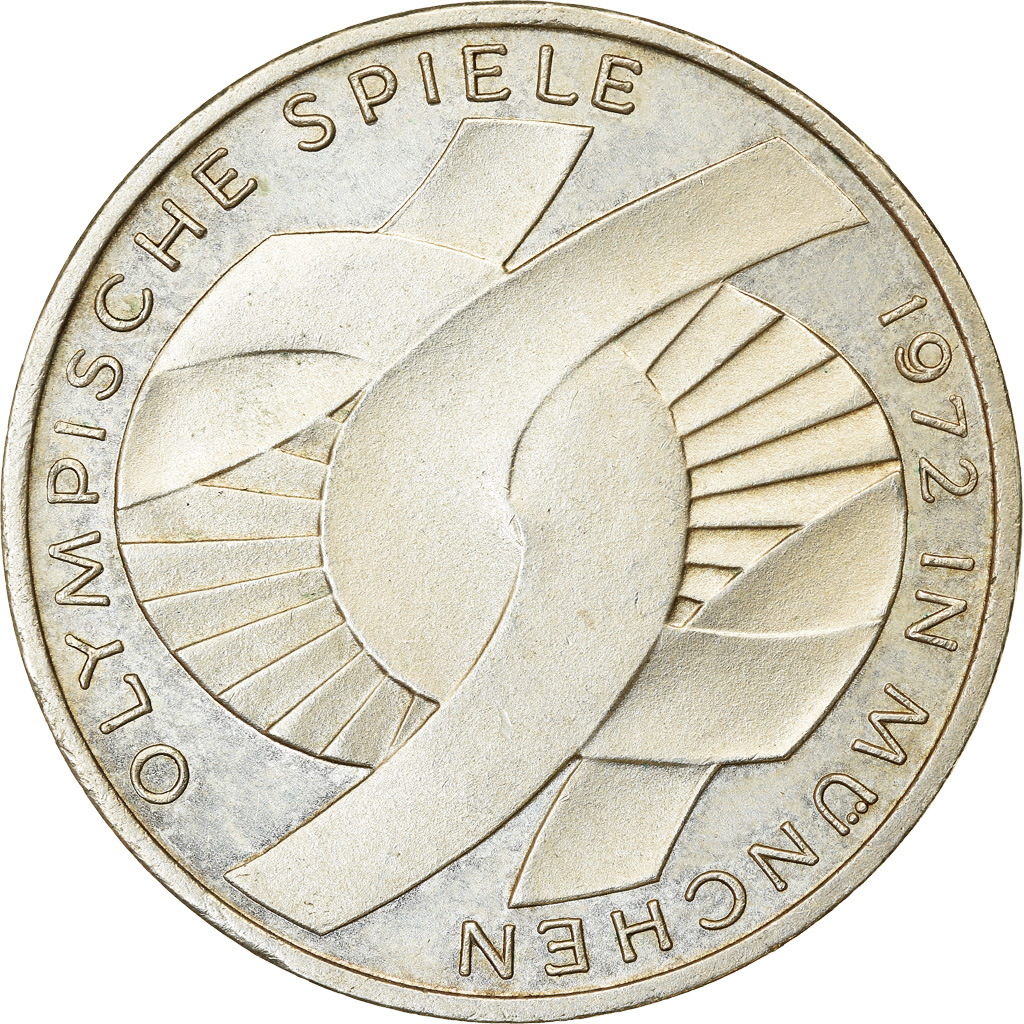Coin, GERMANY - FEDERAL REPUBLIC, 10 Mark, 1972, Hamburg, , Silver