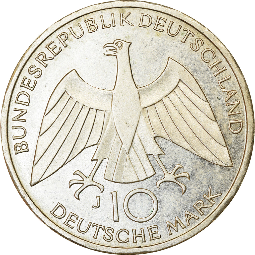 Coin, GERMANY - FEDERAL REPUBLIC, 10 Mark, 1972, Hamburg, , Silver