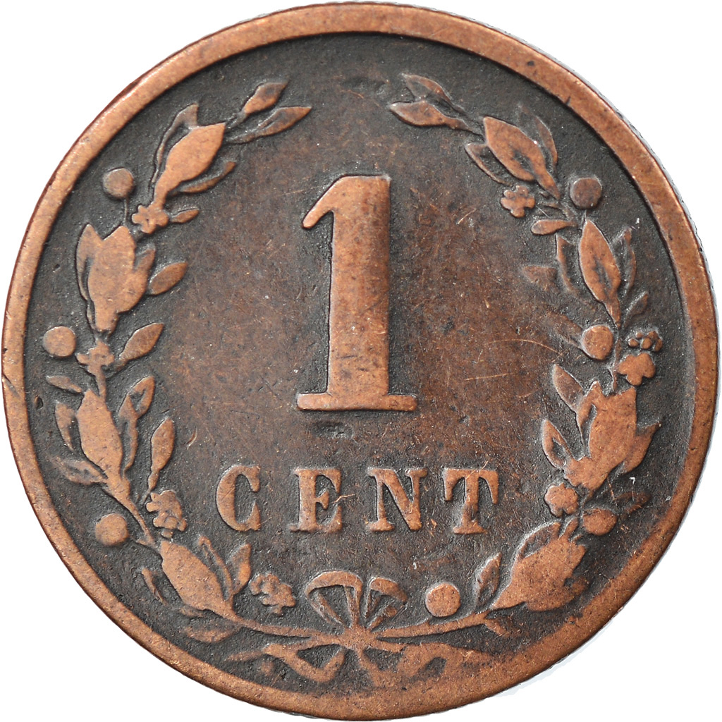 Coin, Netherlands, Wilhelmina I, Cent, 1897, , Bronze, KM:107.2