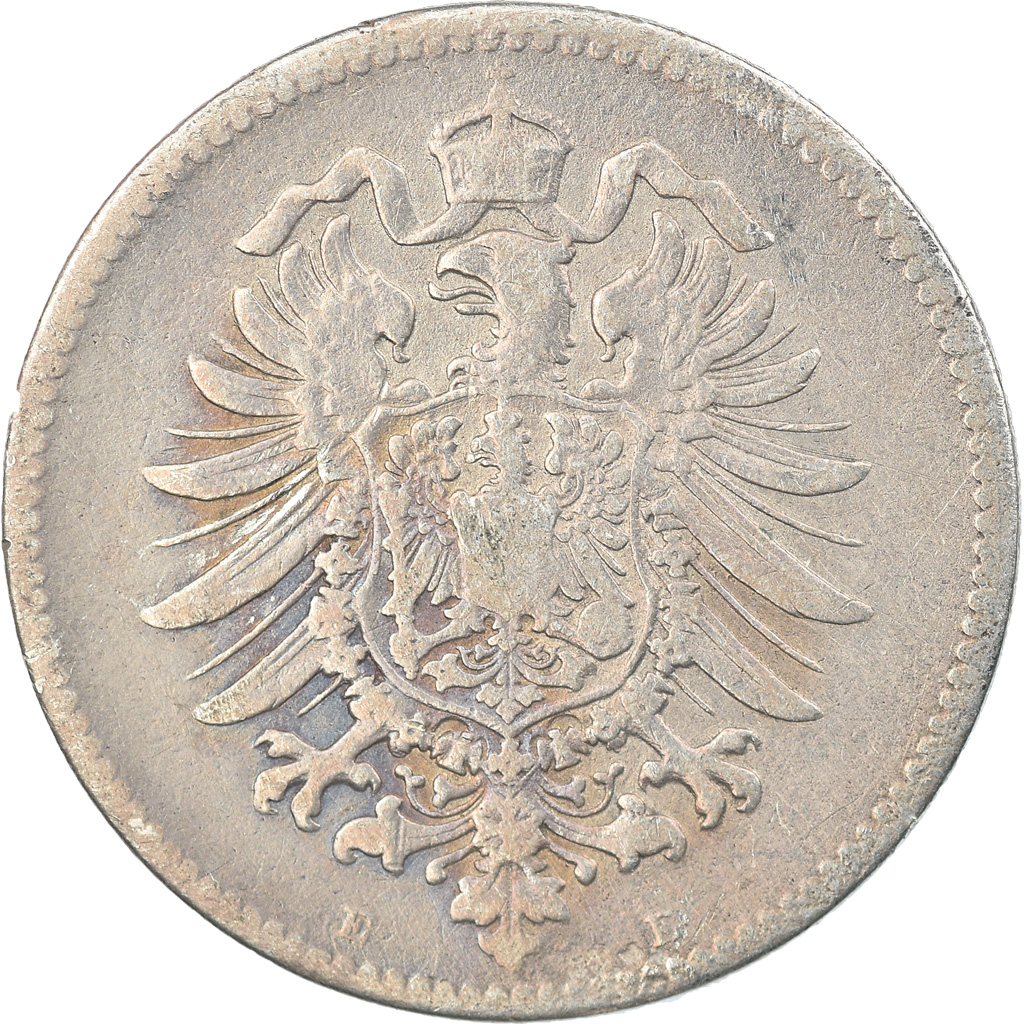 Coin, GERMANY - EMPIRE, Wilhelm I, Mark, 1874, Muldenhütten, , Silver