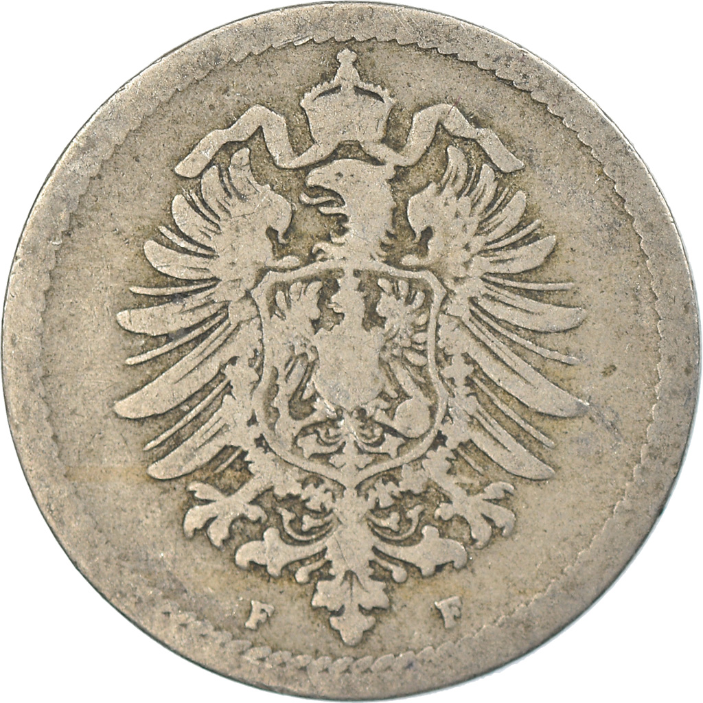 Coin, GERMANY - EMPIRE, Wilhelm I, 5 Pfennig, 1874, Stuttgart, 