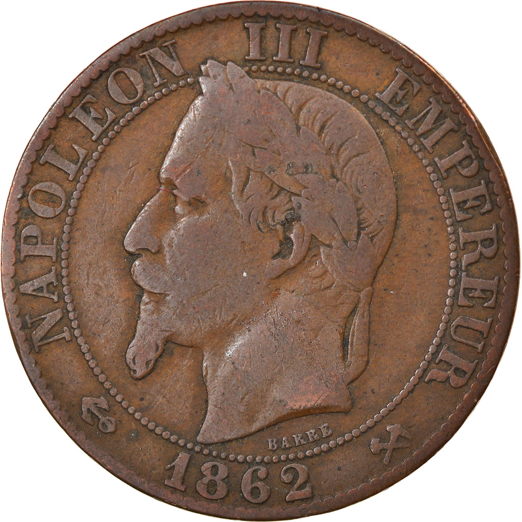 Coin, France, Napoleon III, Napoléon III, 5 Centimes, 1862, Bordeaux