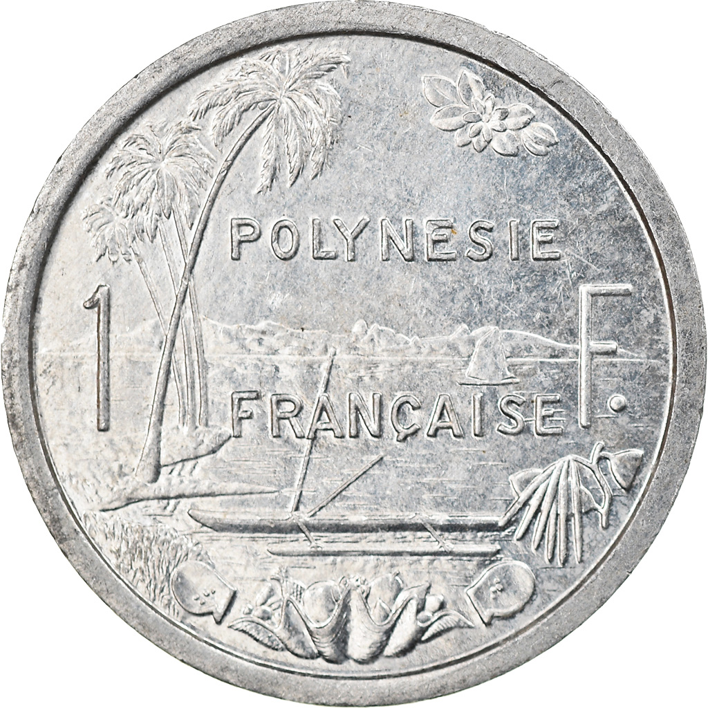 Moneda, Polinesia francesa, Franc, 1990, Paris, MBC, Aluminio, KM:11