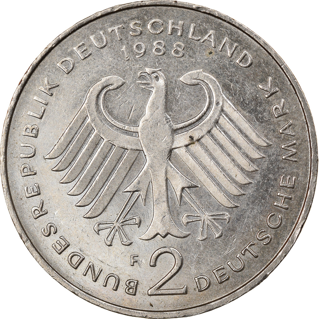 Coin, GERMAN-DEMOCRATIC REPUBLIC, 2 Mark, 1988, Berlin, , Aluminum