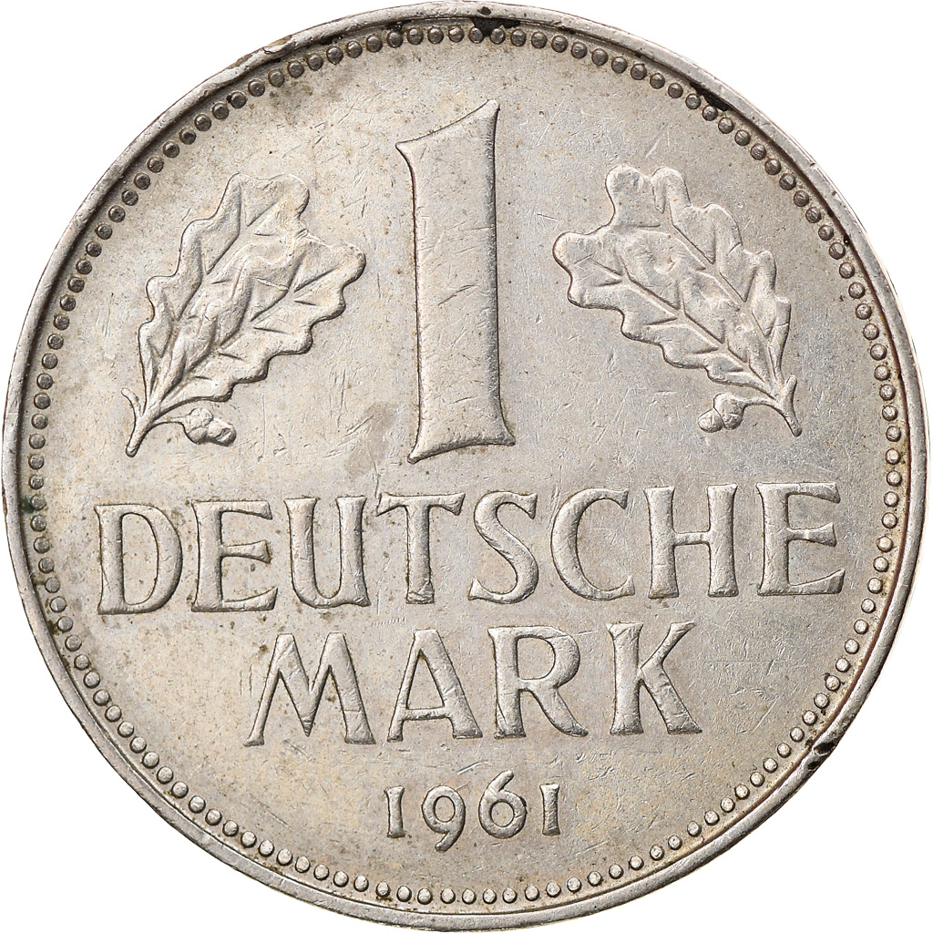 Coin, GERMANY - FEDERAL REPUBLIC, Mark, 1961, Munich, , Copper-nickel