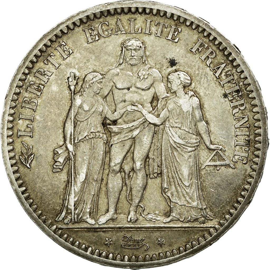 Coin, France, Hercule, 5 Francs, 1872, Paris, , Silver, KM:820.1