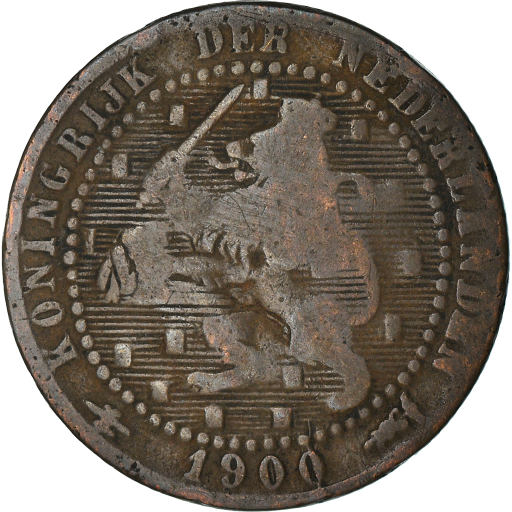 Coin, Netherlands, Wilhelmina I, Cent, 1900, , Bronze, KM:107.2