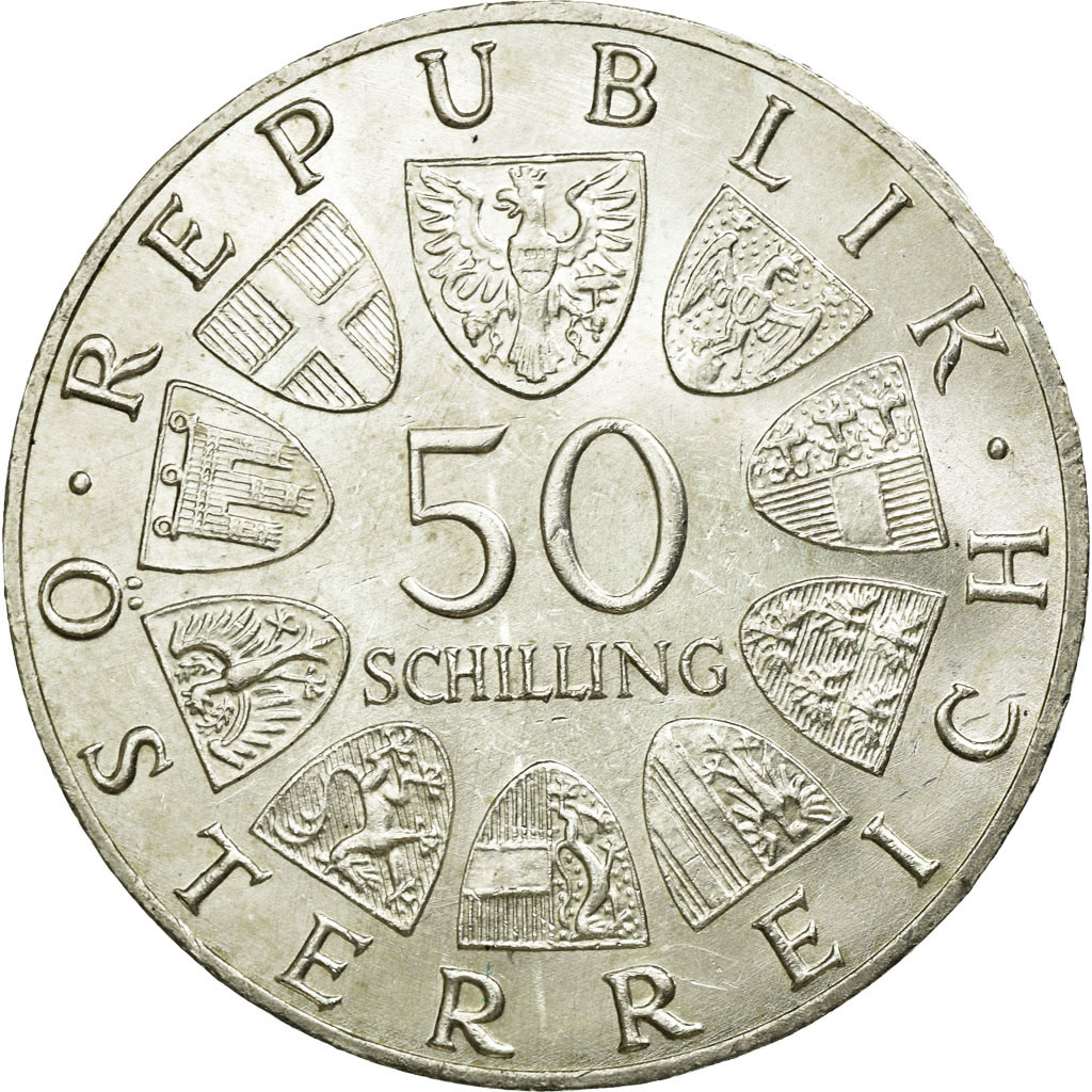 Coin, Austria, 50 Schilling, 1967, , Silver, KM:2902