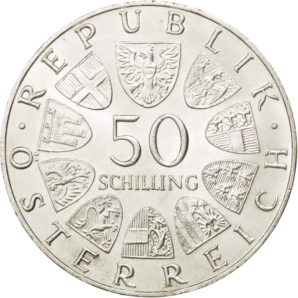 Coin, Austria, 50 Schilling, 1970, , Silver, KM:2908