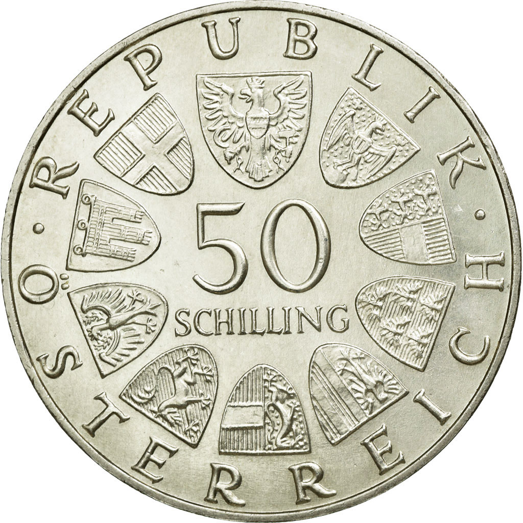 Coin, Austria, 50 Schilling, 1971, , Silver, KM:2911