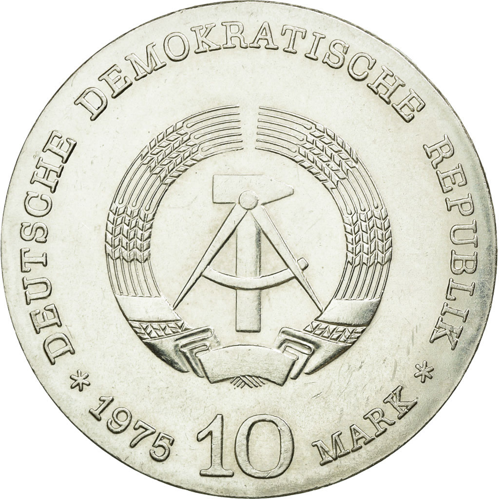 Coin, GERMAN-DEMOCRATIC REPUBLIC, 10 Mark, 1975, , Silver, KM:56