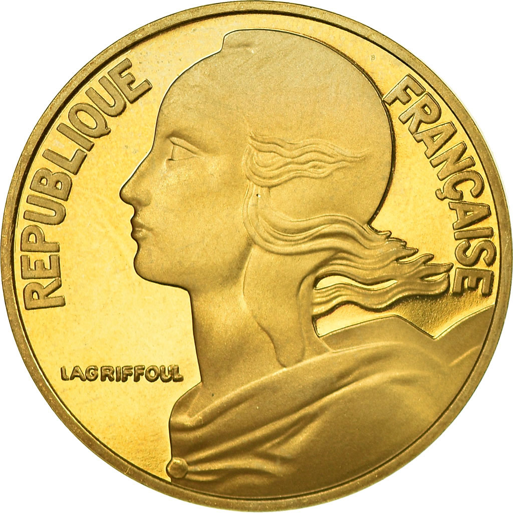 Coin, France, Marianne, 20 Centimes, 1996, Paris, Proof, 