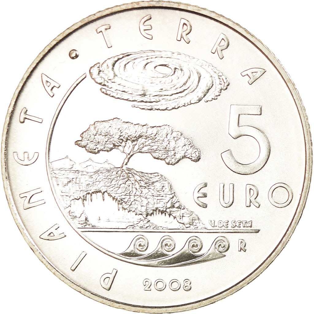 San Marino, 5 Euro, 2008, , Silver, KM:512