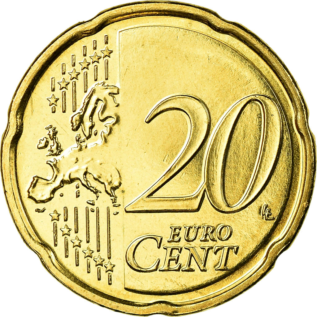 Frankreich, 20 Euro Cent, 2014, STGL, Messing