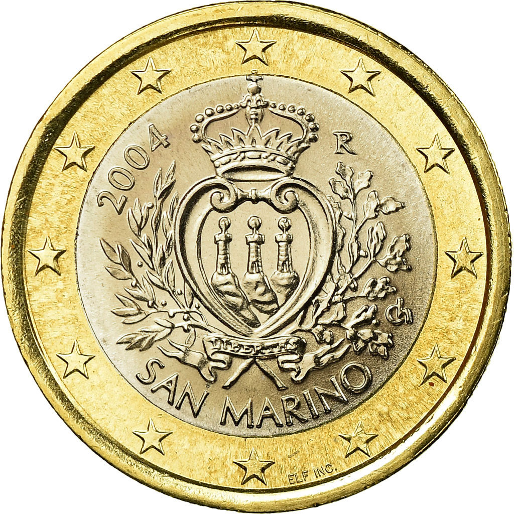 San Marino, Euro, 2004, , Bi-Metallic, KM:446