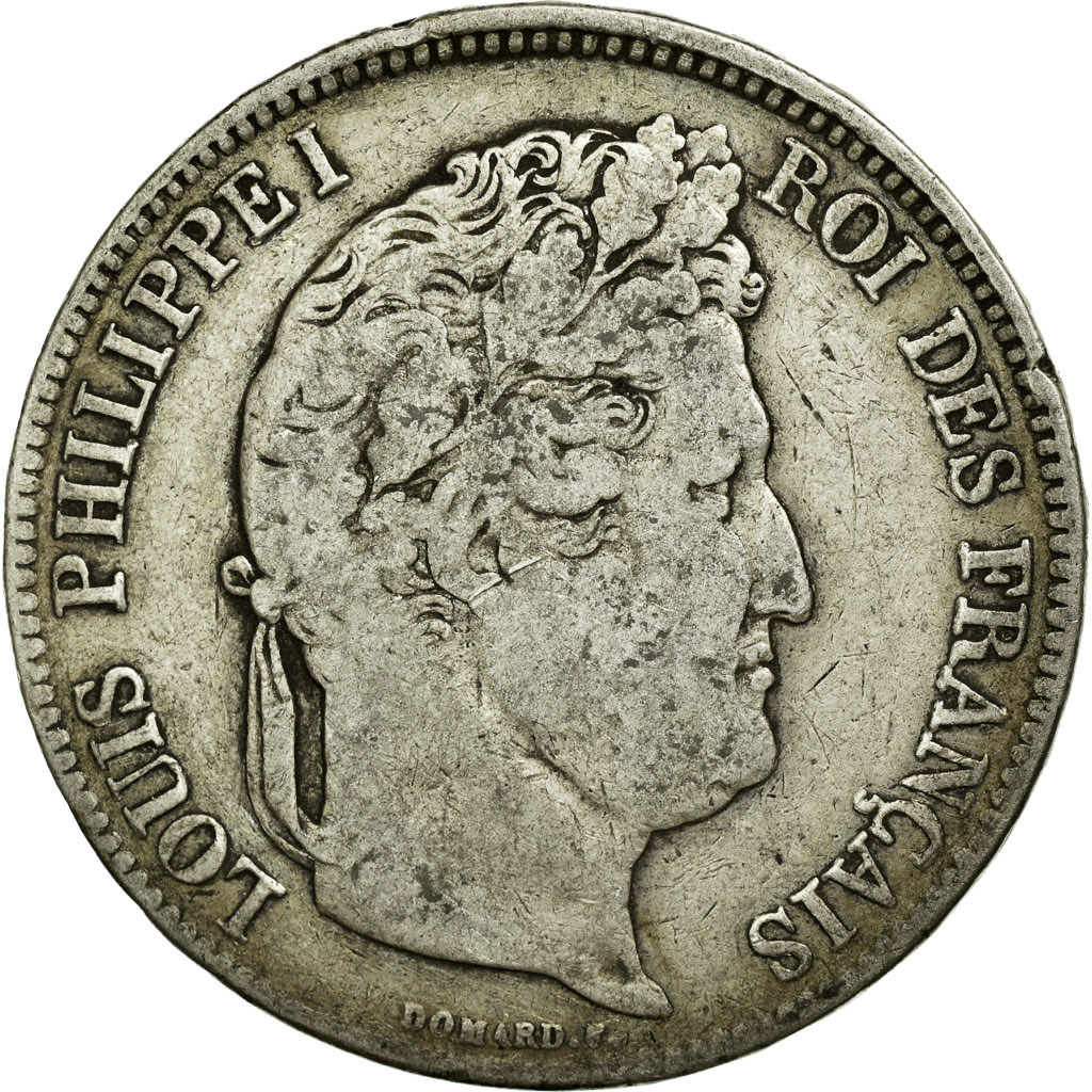 Coin, France, Louis-Philippe, 5 Francs, 1834, Limoges, , Silver