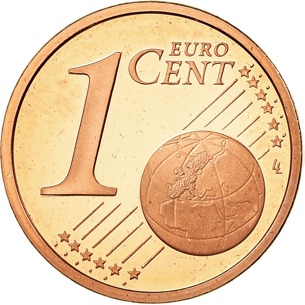 Frankreich, Euro Cent, 2004, Proof, STGL, Copper Plated Steel, KM:1282