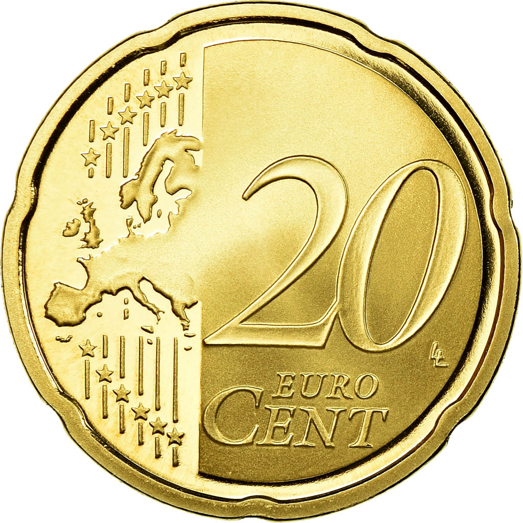 Frankreich, 20 Euro Cent, 2013, Proof, STGL, Messing, KM:1411