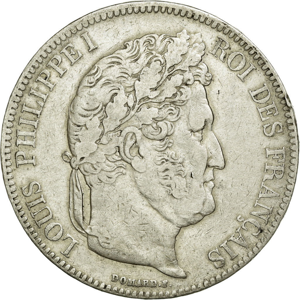 Coin, France, Louis-Philippe, 5 Francs, 1832, Nantes, , Silver