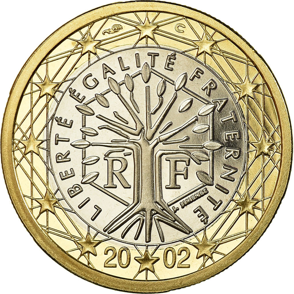 France, Euro, 2002, Proof, , Bi-Metallic, KM:1288