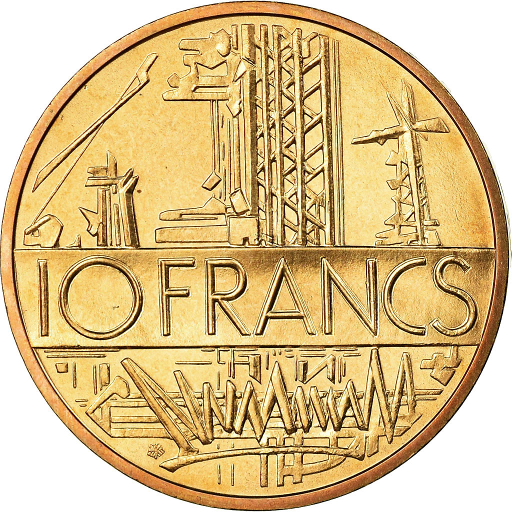 Coin, France, Mathieu, 10 Francs, 1981, Paris, , Nickel-brass, KM:940