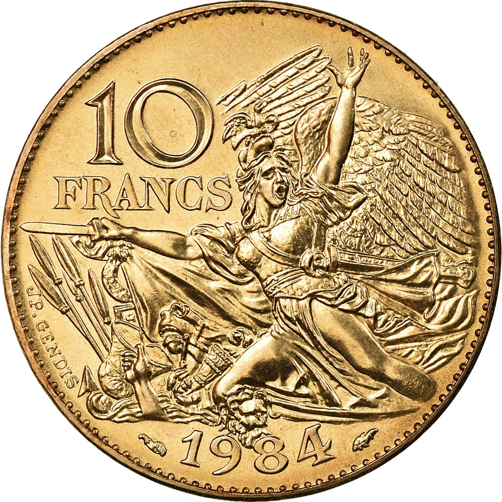 Monnaie, France, François Rude, 10 Francs, 1984, Paris, FDC, Nickel-Bronze